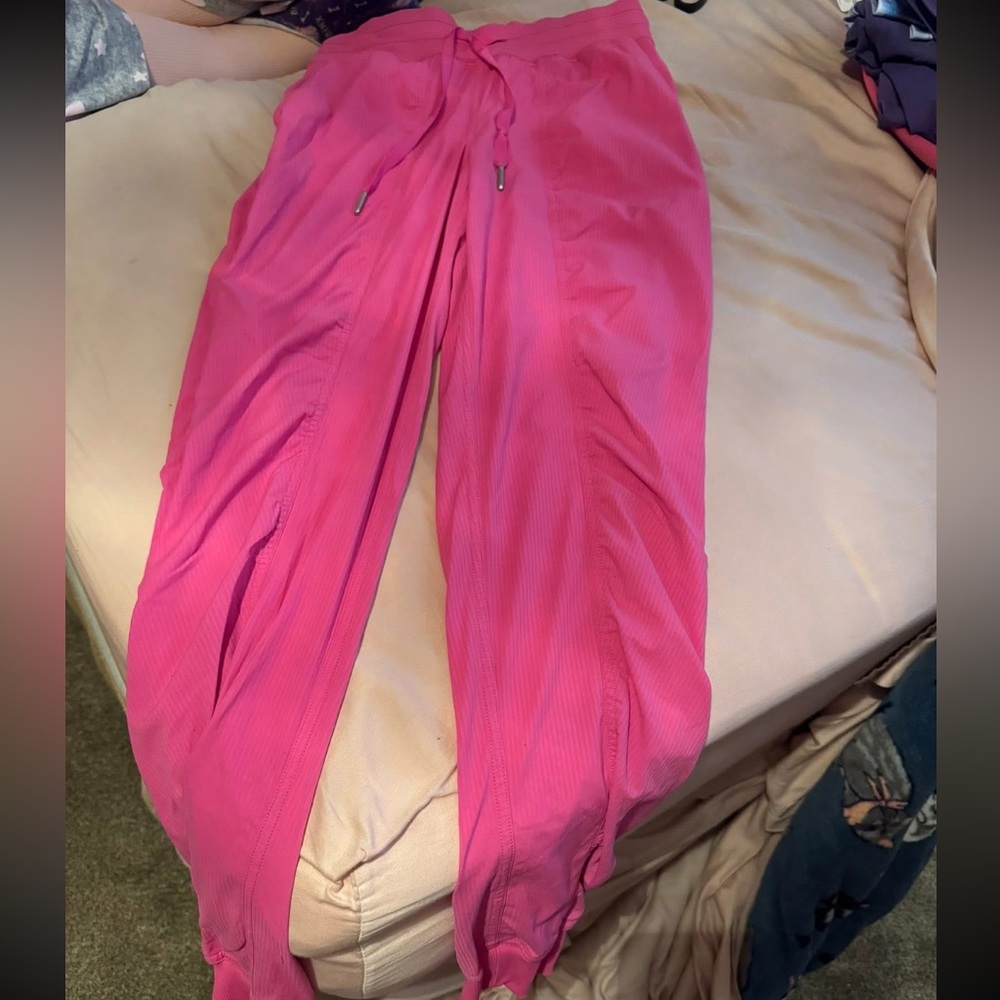Lululemon Athletica Vibrant Pink Track Pants